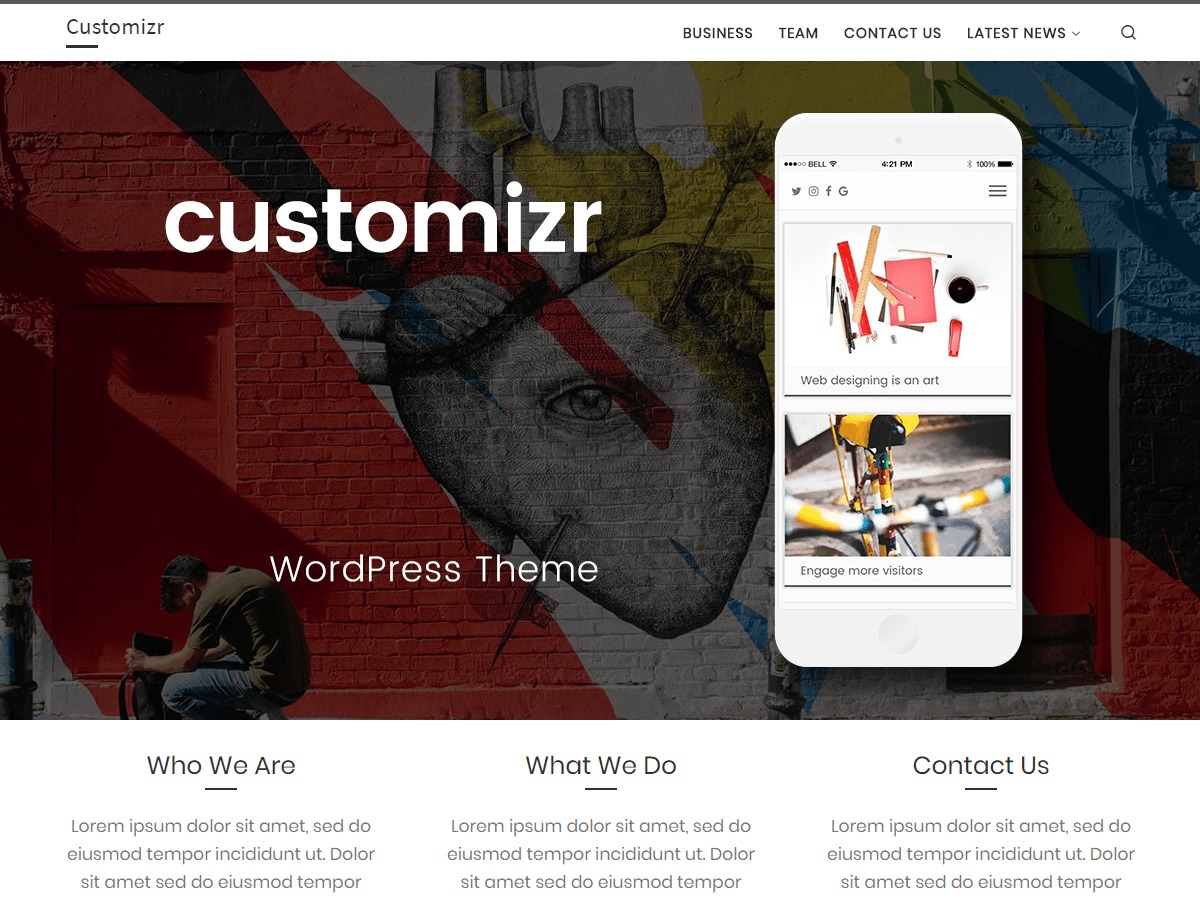 Customizr Free WordPress Themes Download