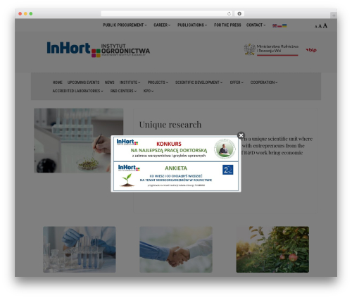 Customizr WordPress theme - inhort.pl