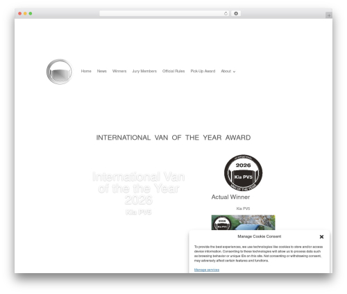 Divi best WordPress theme - van-of-the-year.com