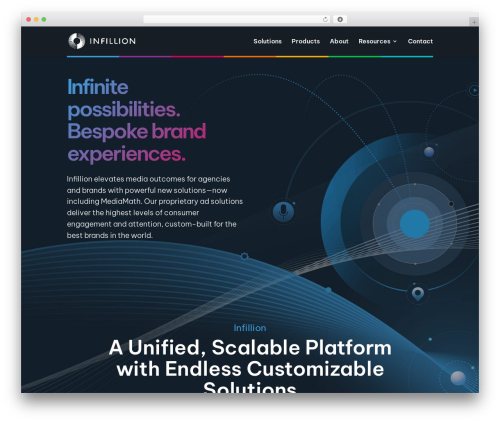 Divi best WordPress theme - infillion.com