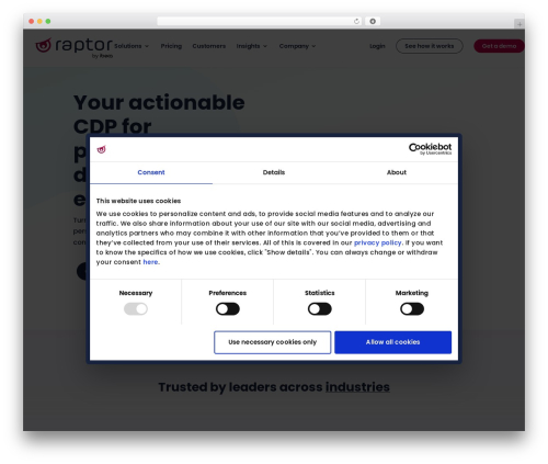 Divi best WordPress theme - raptorservices.com