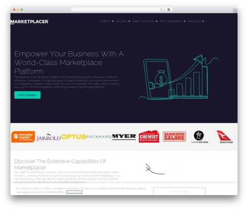 Divi Child WP theme - marketplacer.com