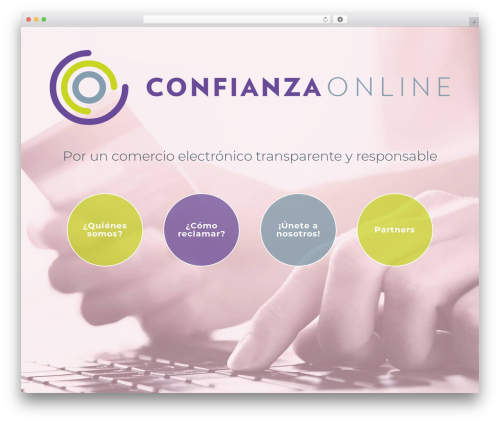 Divi premium WordPress theme - confianzaonline.es