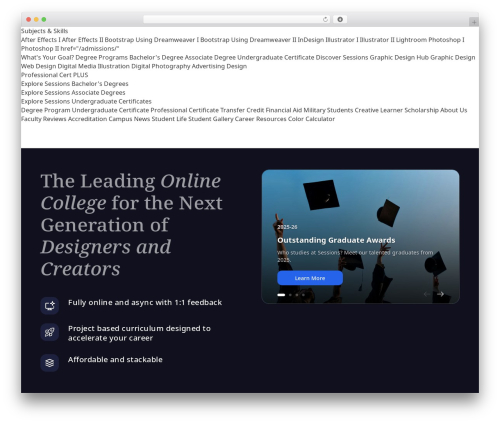 Divi theme WordPress - sessions.edu