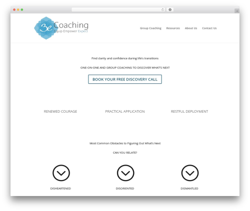 Divi theme WordPress - 3ecoaching.com