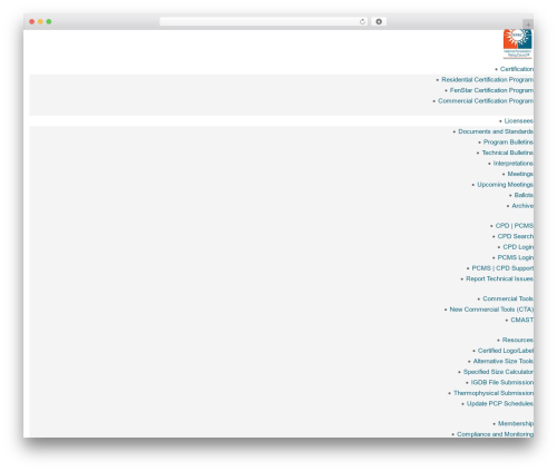 Divi theme WordPress - nfrc.org