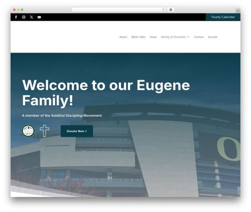 Divi theme WordPress - eugeneicc.org