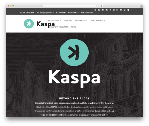 Divi theme WordPress - kaspa.org