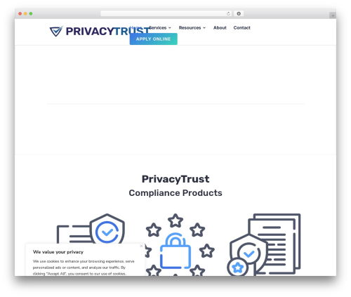 Divi WordPress page theme - privacytrust.com