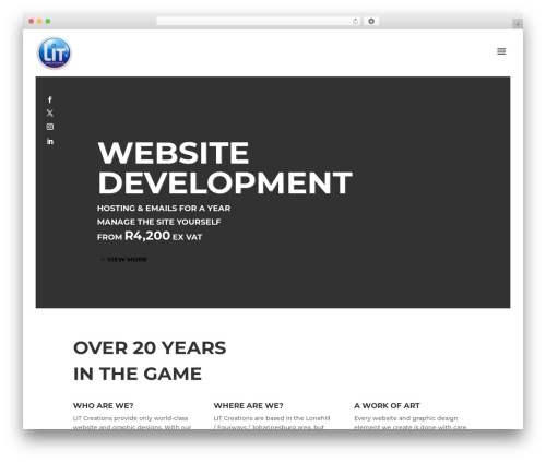 Divi WordPress shop theme - litcreations.com