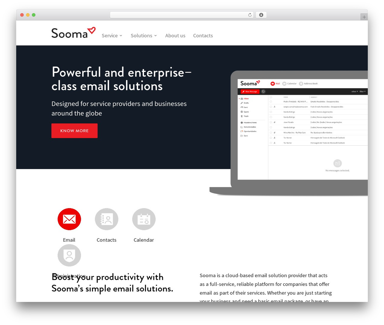 Divi WordPress theme for business - sooma.com