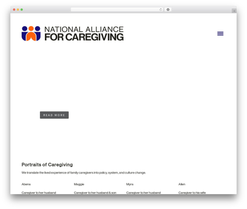 Divi WordPress theme design - caregiving.org