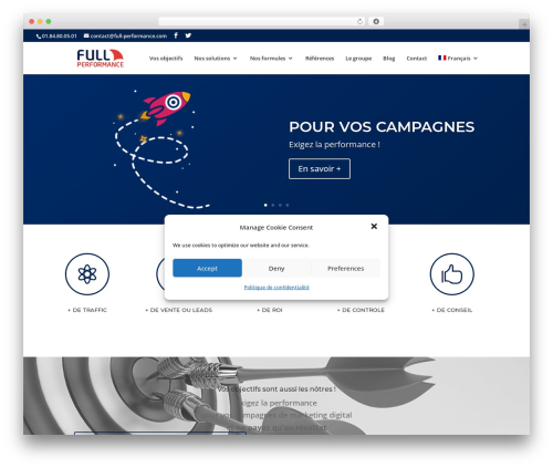 Divi WordPress theme - full-performance.com