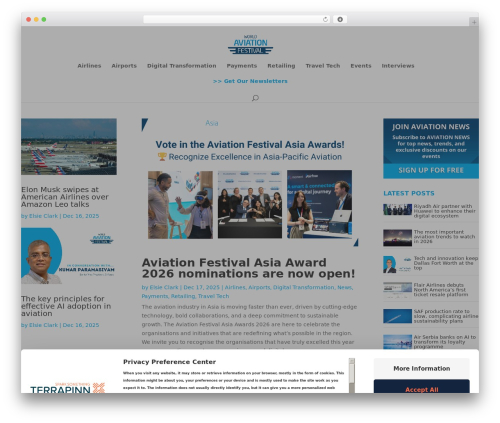 Divi WordPress theme - worldaviationfestival.com