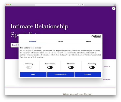 Divi WordPress theme - lenafenton.com