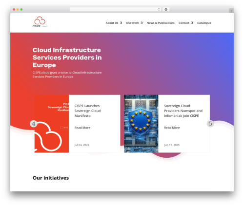 Divi WordPress website theme - cispe.cloud