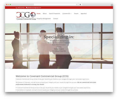 Divi WP theme - covcomgroup.com