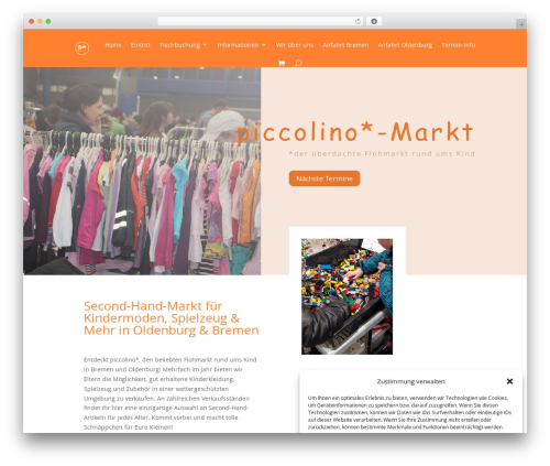 Divi WP theme - piccolinomarkt.de