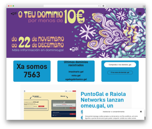 Divi WP theme - dominio.gal