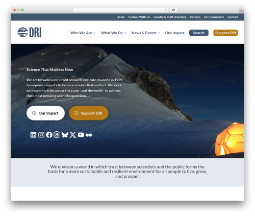Divi WP theme - dri.edu
