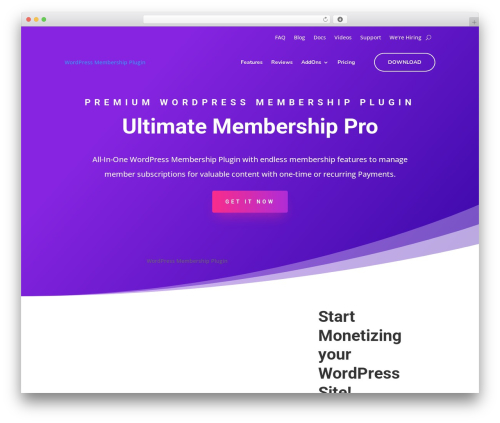 Divi WP theme - ultimatemembershippro.com