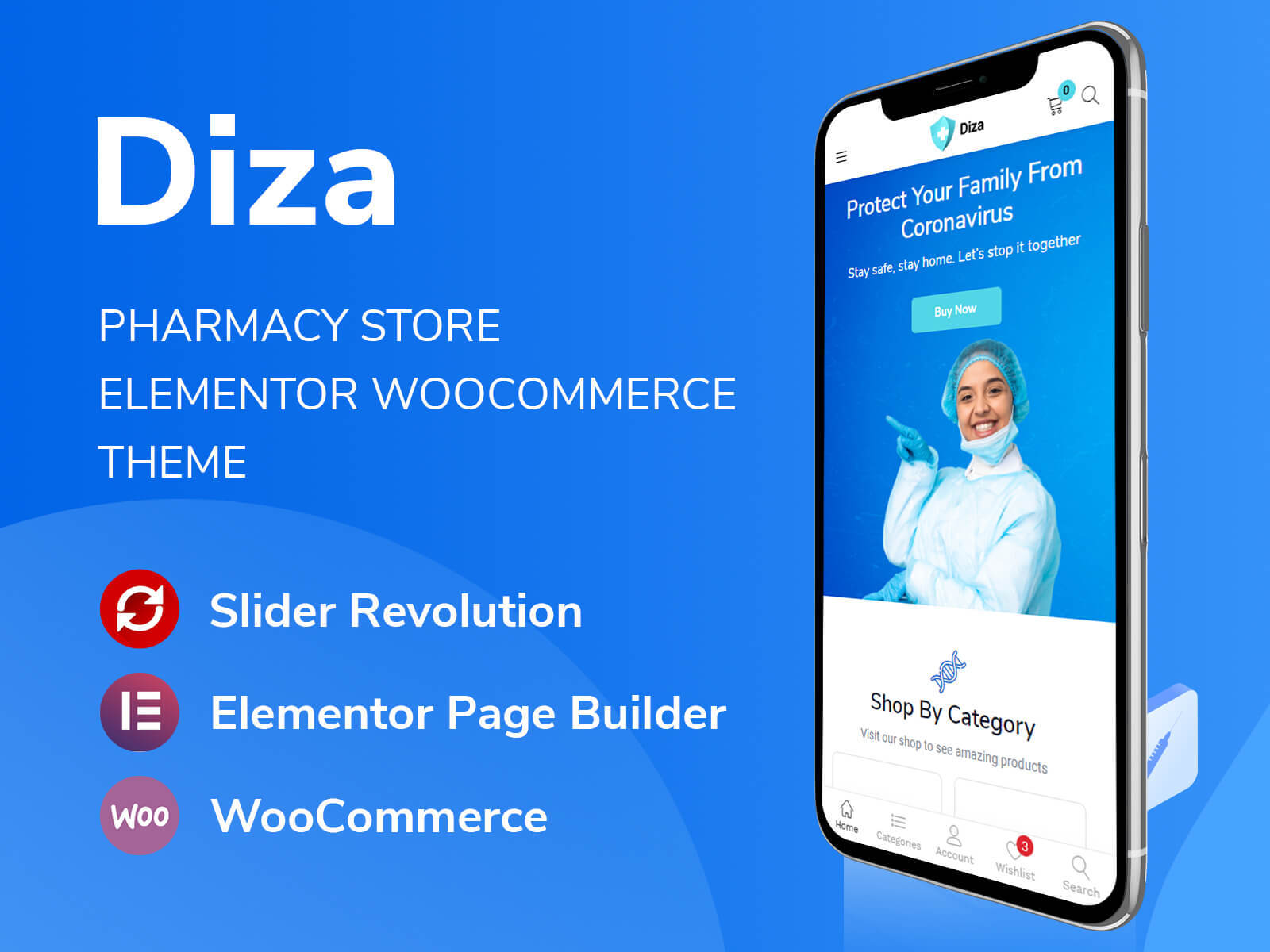 Diza WordPress ecommerce theme