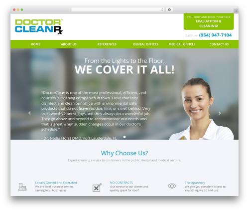 Dr Clean Theme WordPress website theme - doctorcleanrx.com