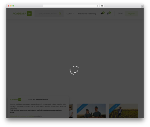 Edumall premium WordPress theme - academiazonaverde.pt