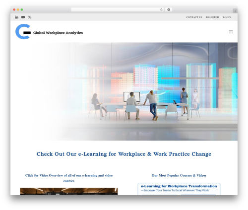 Enfold WordPress theme for business - globalworkplaceanalytics.com