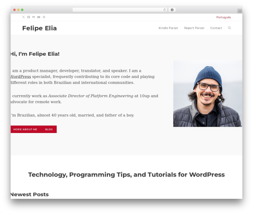Felipe Elia (OceanWP) top WordPress theme - felipeelia.com