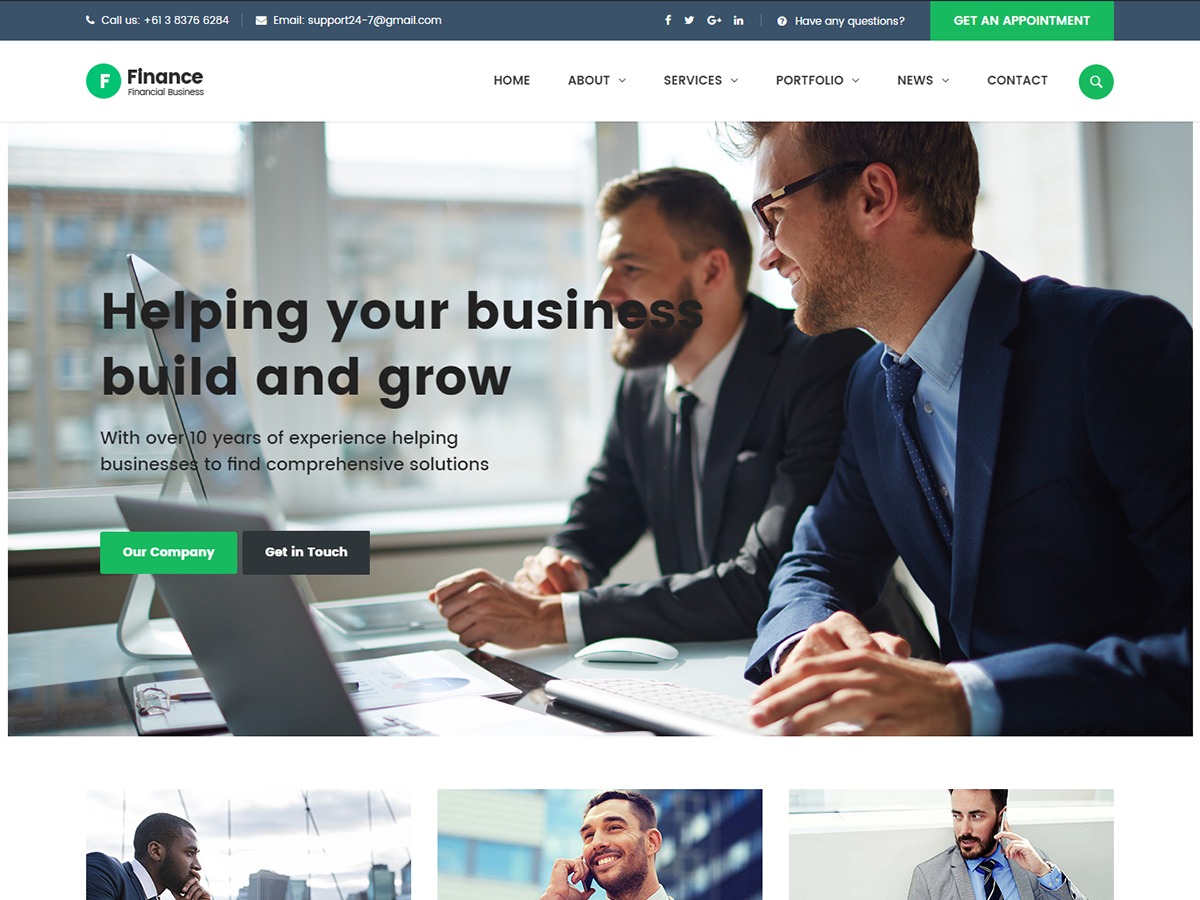 Finance Child best WordPress theme