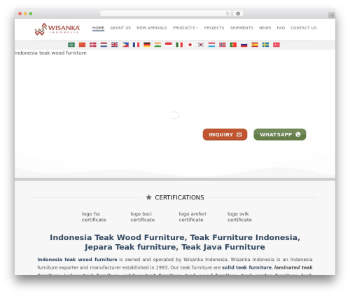 Flatsome theme WordPress - indonesiateakwoodfurniture.com