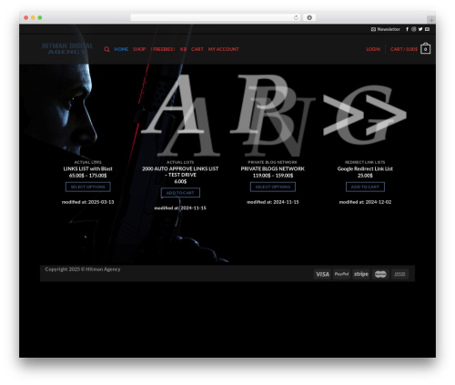 Flatsome theme WordPress - hitman.agency