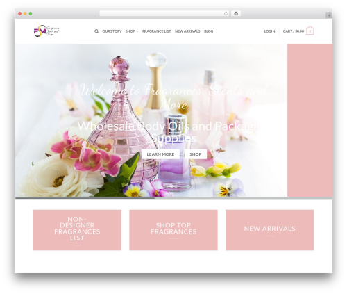Flatsome theme WordPress - fragrancescentsandmore.com