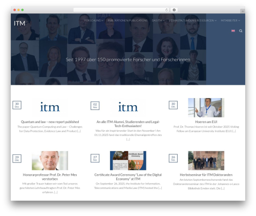 Flatsome WordPress website theme - itm.nrw