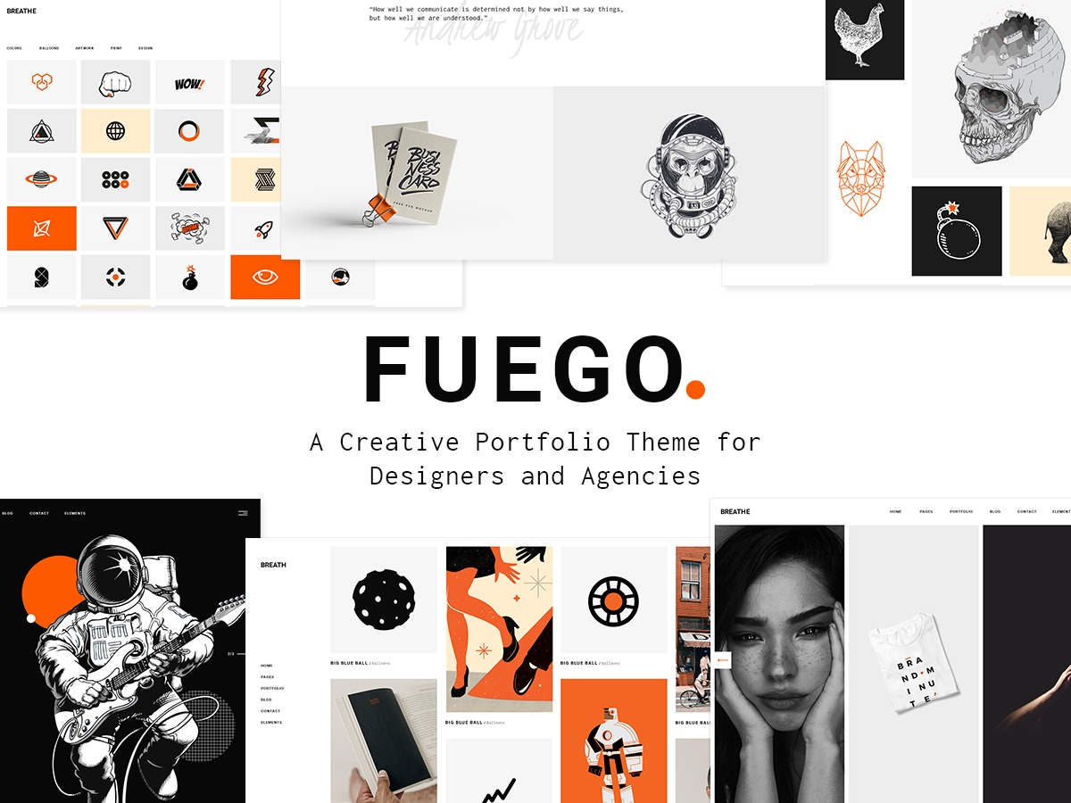 Fuego theme WordPress