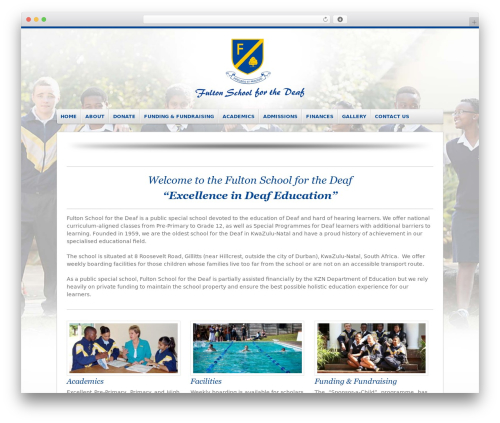 Fulton Theme WordPress theme - fulton.org.za