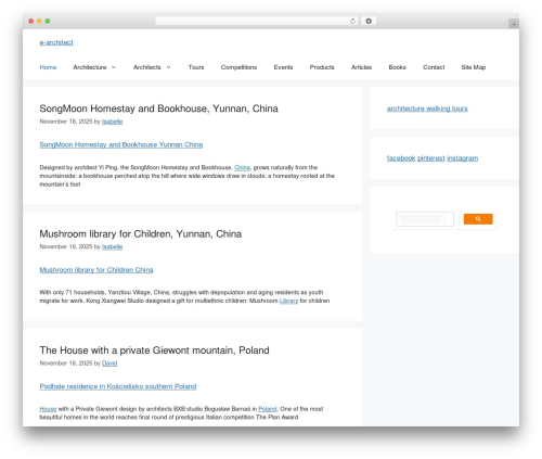 GeneratePress best WordPress gallery - e-architect.com