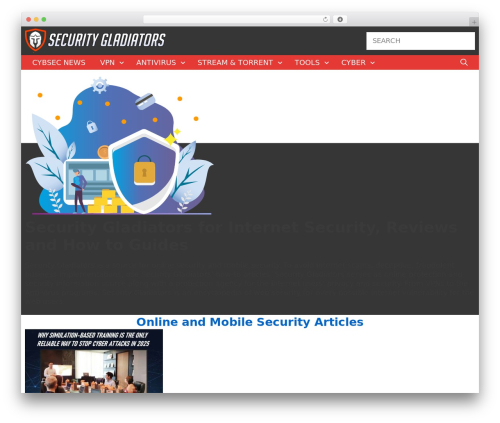 GeneratePress best WordPress magazine theme - securitygladiators.com