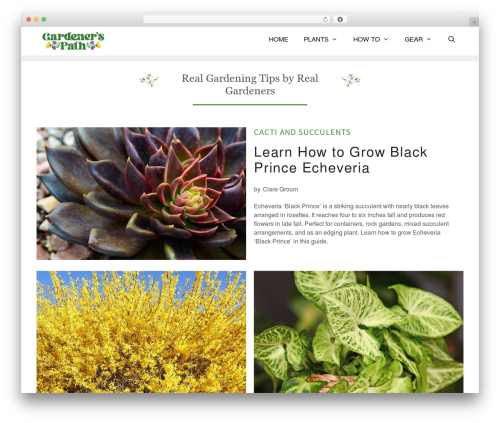GeneratePress best WordPress theme - gardenerspath.com