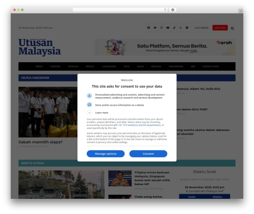 GeneratePress free website theme - utusan.com.my