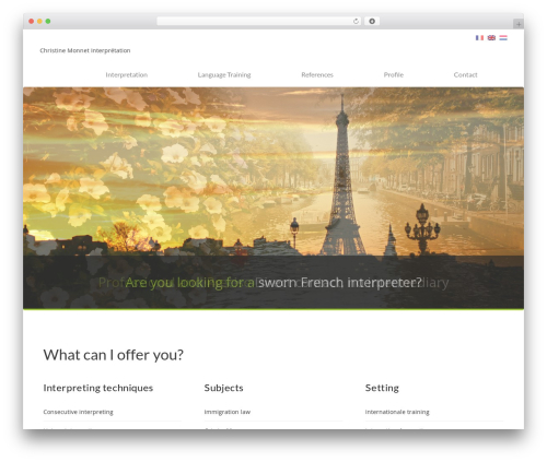 GeneratePress free WordPress theme - monnet-interpretation.com