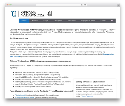 GeneratePress free WordPress theme - oficyna-afm.pl