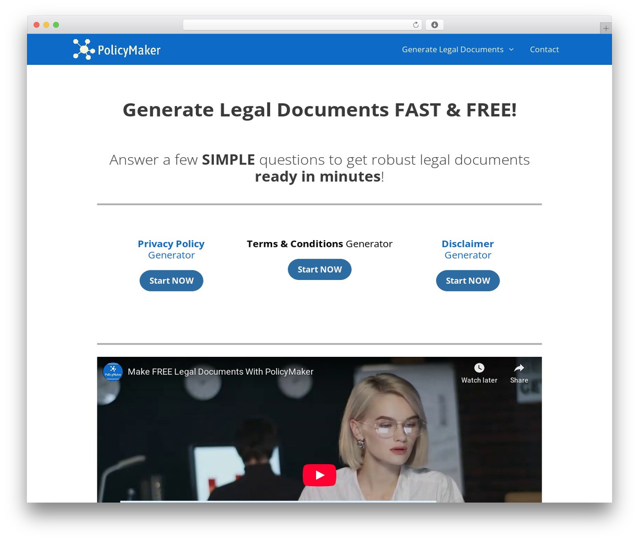 GeneratePress free WordPress theme - policymaker.io