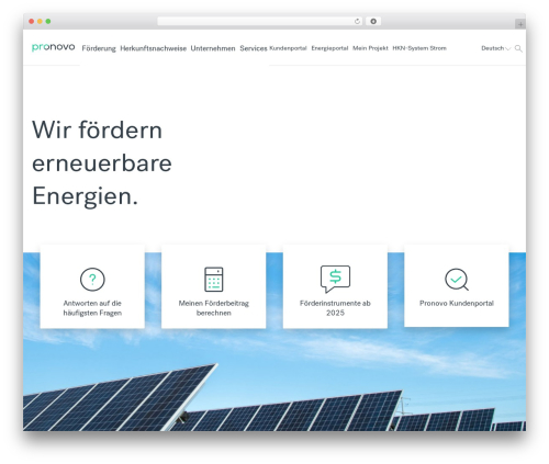 GeneratePress free WordPress theme - pronovo.ch