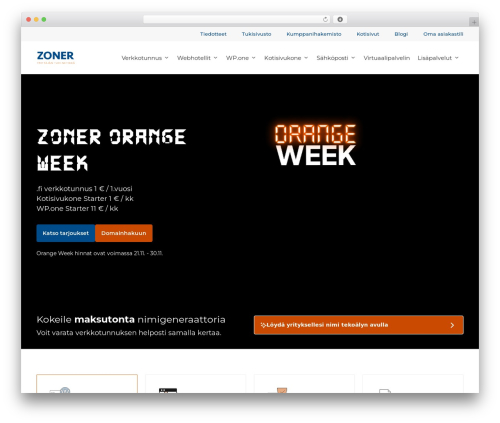 GeneratePress free WordPress theme - zoner.fi