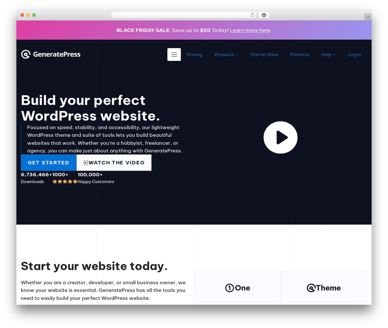 GeneratePress theme WordPress - generatepress.com