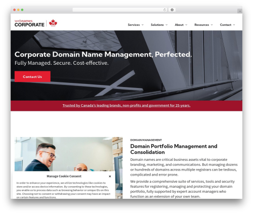 GeneratePress premium WordPress theme - webnamescorporate.com