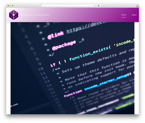 GeneratePress theme WordPress - bitmaxim.com