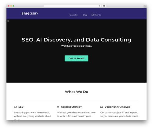 GeneratePress theme WordPress free - briggsby.com